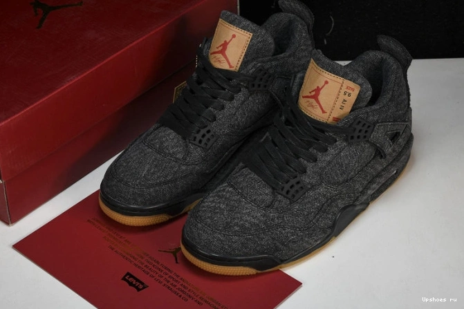 NRG - Denim Retro Levis  Air Black Jordan 4 Levis AO2571-001 0416